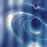 Шторка в ванную комнату, фотопечать "ГАЛАКТИКА"